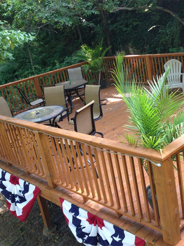 Shared Deck Area